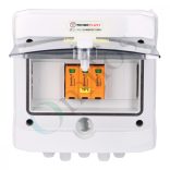 Solar DC védelmi elosztó, IP65, T2 DC 1000V, 1 string / 1 MPPT, sorkapocs csatlakozással